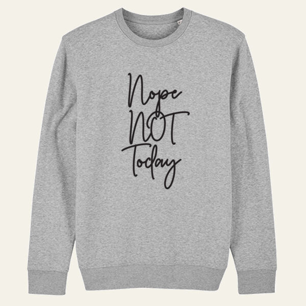 Nope Not Today Sweatshirt Thumbnail