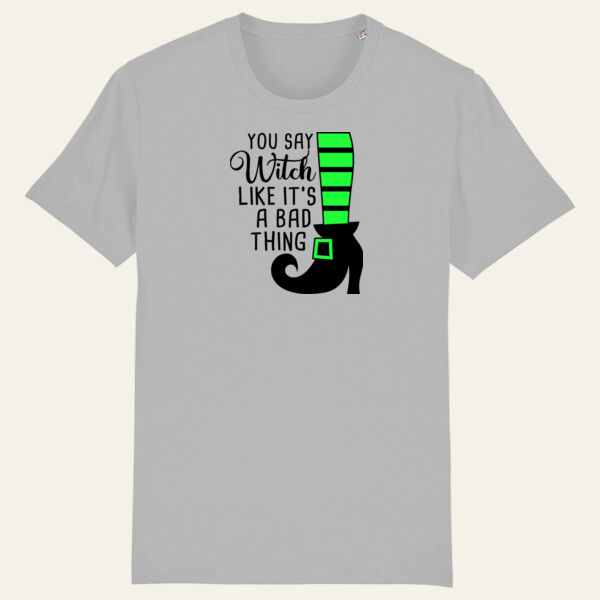 You Say Witch Organic Cotton T Shirt Thumbnail