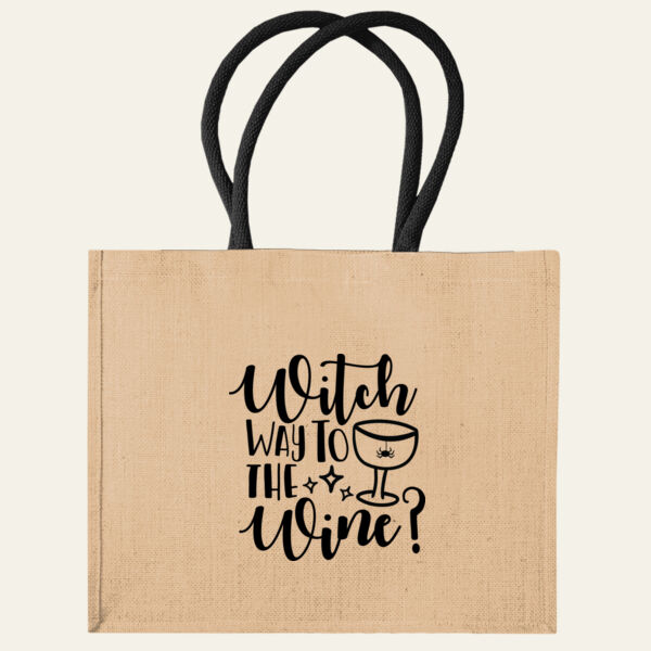 Witch Way To Wine Bag Thumbnail