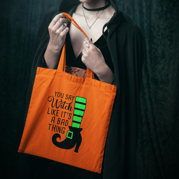 You Say Witch Tote Bag Thumbnail