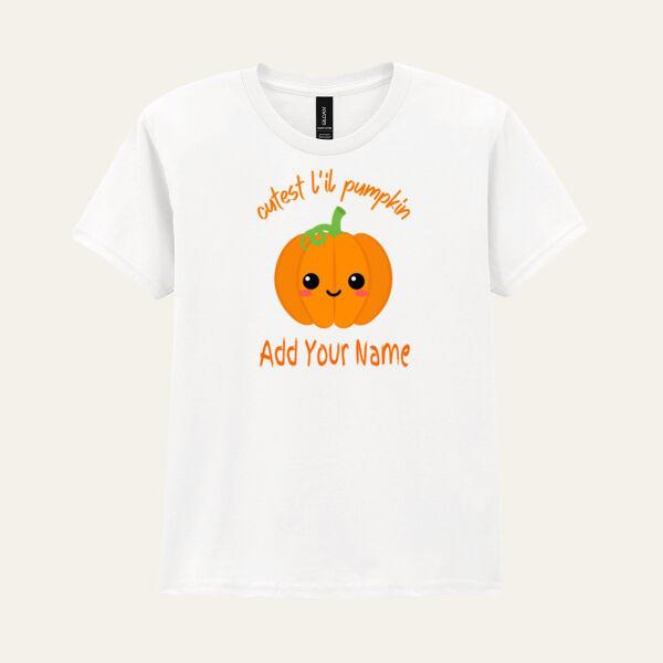 Cutest L'il Pumpkin Childs Personalised T Shirt Thumbnail