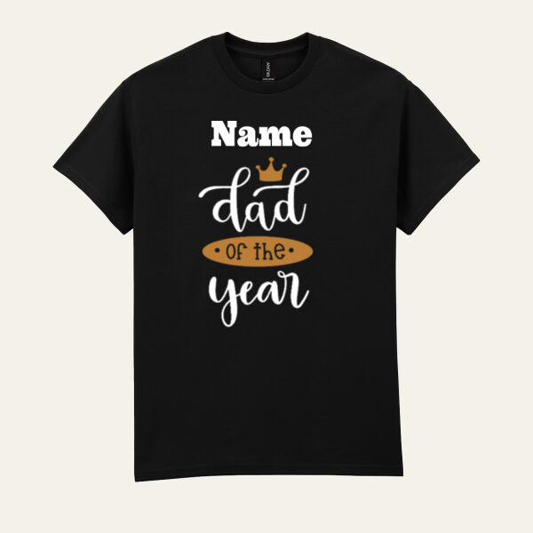 Dad of the Year Personalised T Shirt  Dad of the Year Personalised T Shirt  Thumbnail