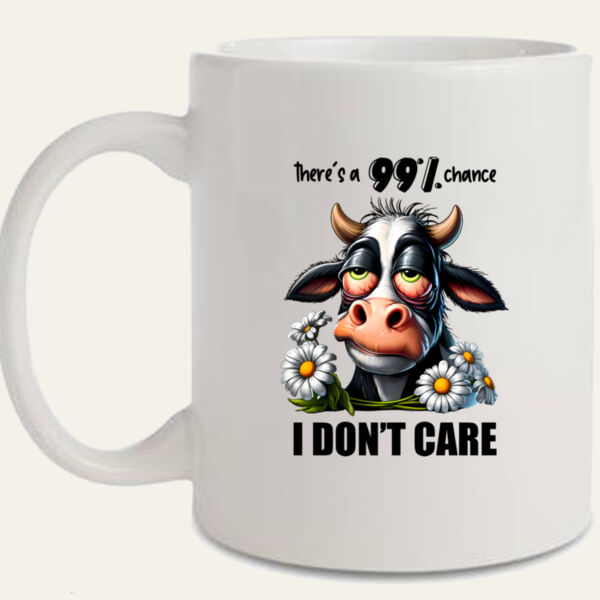 I Don't Care Sarcastic Cow Mug Thumbnail