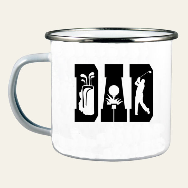 Golf Dad Enamel Mug  Golf Dad Enamel Mug  Thumbnail