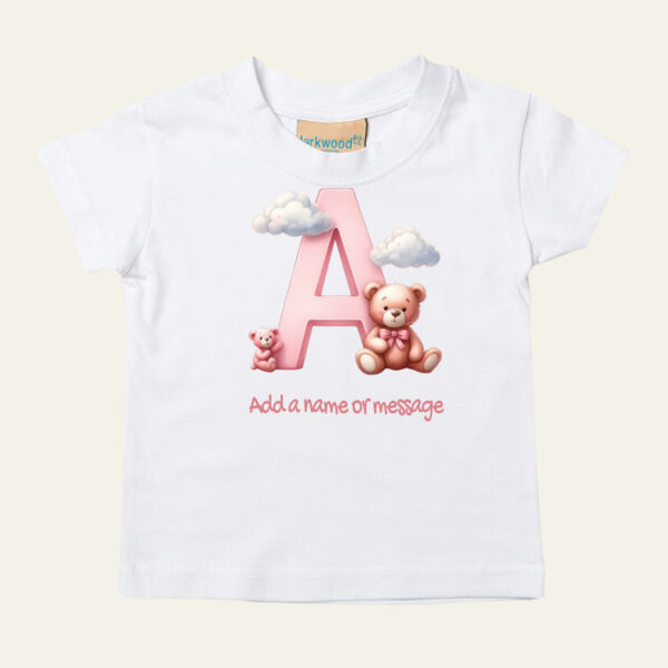 Alphabet Personalised T Shirt Thumbnail