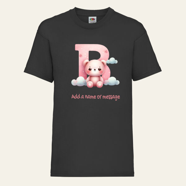Teddy Alphabet Children's Personalised T Shirt  Thumbnail