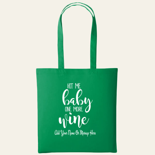 Hit Me Baby Personalised Tote Bag Thumbnail