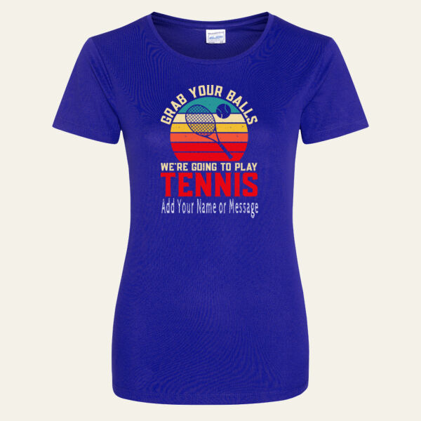 Grab Your Balls Ladies Training T Shirt Thumbnail
