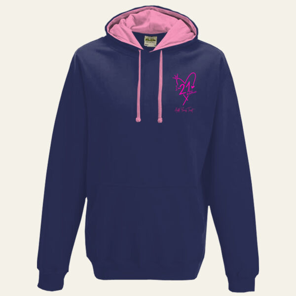 21st Birthday Personalised Varsity Hoodie  Thumbnail