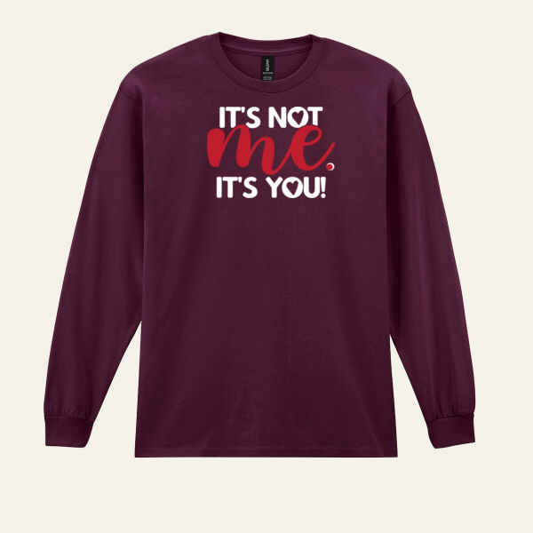 It's Not Me Long Sleeve T Shirt  Thumbnail