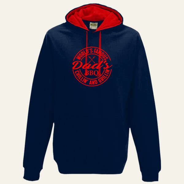 Dad's World Famous BBQ Varsity Hoodie   Dad's World Famous BBQ Varsity Hoodie   Thumbnail