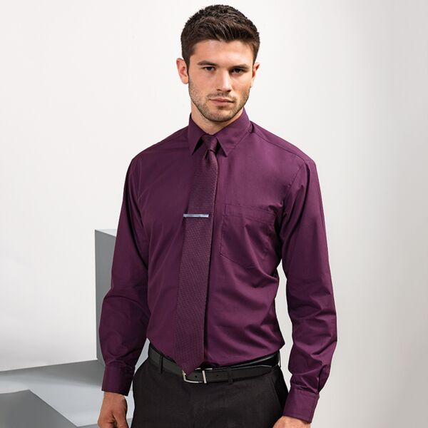 Long sleeve poplin shirt Thumbnail