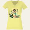 Women's Premium v-neck t-shirt Thumbnail