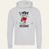 Cross neck hoodie Thumbnail