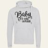 Cross neck hoodie Thumbnail