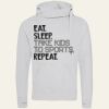 Cross neck hoodie Thumbnail