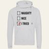 Cross neck hoodie Thumbnail