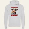 Cross neck hoodie Thumbnail