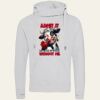 Cross neck hoodie Thumbnail