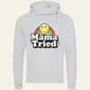 Cross neck hoodie Thumbnail