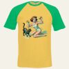 Short sleeve baseball tee Thumbnail